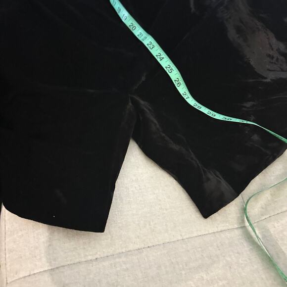 PowerSutra Velour Velvet Finnish Jacket Women Sz 11XL Black Office Holiday New - Picture 11 of 12